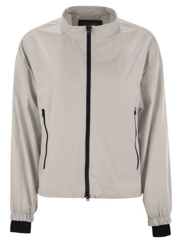 Laminar Bomber Jacket With Zip - Herno - Modalova