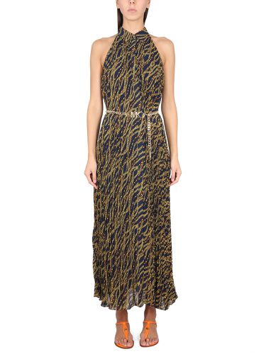 Halterneck Belted Dress - MICHAEL Michael Kors - Modalova