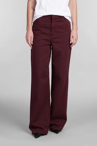 Laneus Jeans In Bordeaux Cotton - Laneus - Modalova