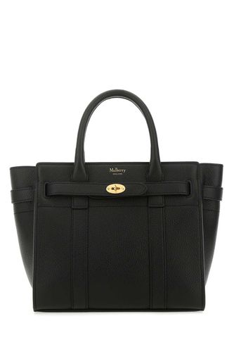 Black Leather Mini Bayswater Handbag - Mulberry - Modalova