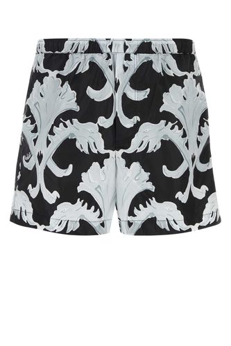 Printed Nylon Swimming Shorts - Valentino Garavani - Modalova