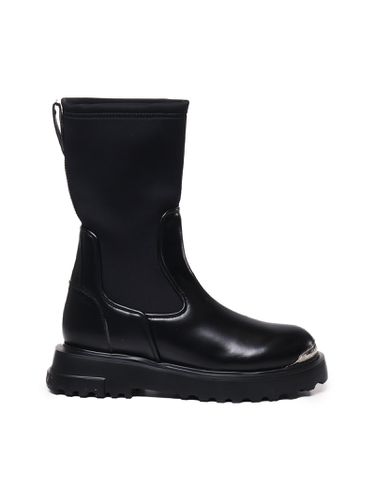 Chelsea Ankle Boot In Calfskin - Love Moschino - Modalova