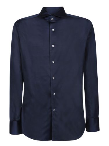 Canali Cotton Blue Shirt - Canali - Modalova