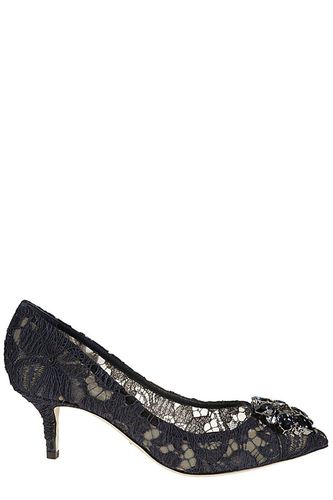 Taormina Lace Embellished Pumps - Dolce & Gabbana - Modalova