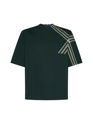 Burberry Green Cotton T-shirt - Burberry - Modalova