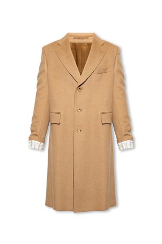 Gucci Camel Wool Coat - Gucci - Modalova