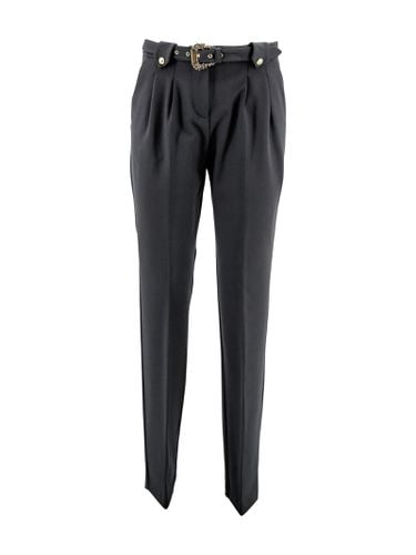 Tailored Trousers With Belt - Versace Jeans Couture - Modalova