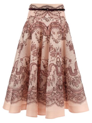 Zimmermann crush Flared Midi Skirt - Zimmermann - Modalova