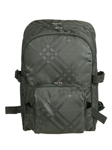 Burberry Check Patterned Backpack - Burberry - Modalova