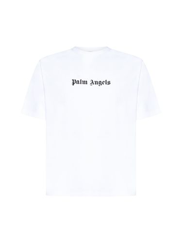 Logo-print Crew-neck T-shirt - Palm Angels - Modalova