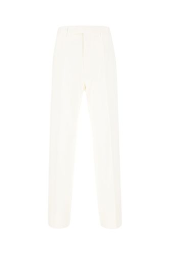 Zegna White Stretch Cotton Pants - Zegna - Modalova