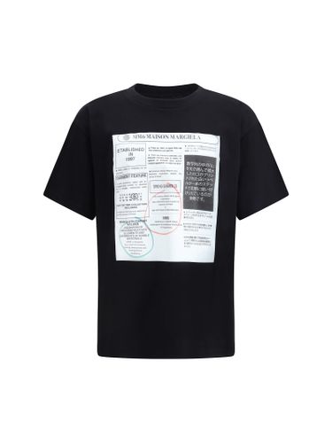 Maxi Print T-shirt - MM6 Maison Margiela - Modalova