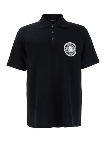 Balmain coin Polo Shirt - Balmain - Modalova