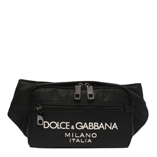 Rubberized Logo Small Belt Bag - Dolce & Gabbana - Modalova