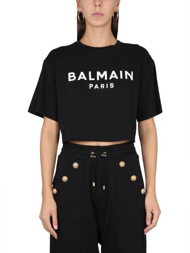 Balmain Cropped T-shirt - Balmain - Modalova