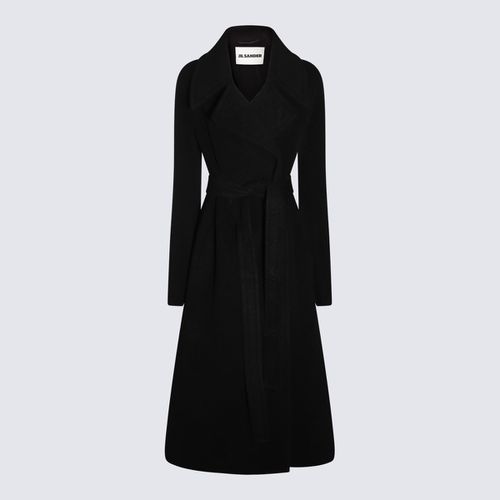 Jil Sander Black Wool Coat - Jil Sander - Modalova