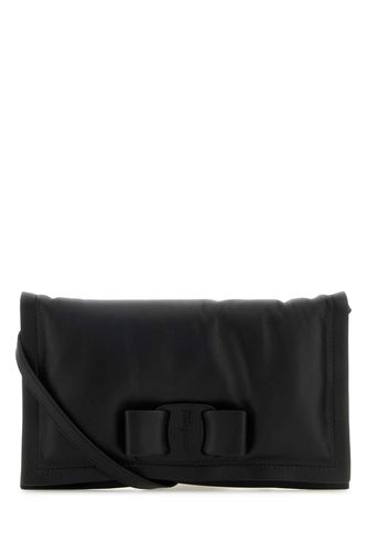 Black Nappa Leather Viva Crossbody Bag - Ferragamo - Modalova