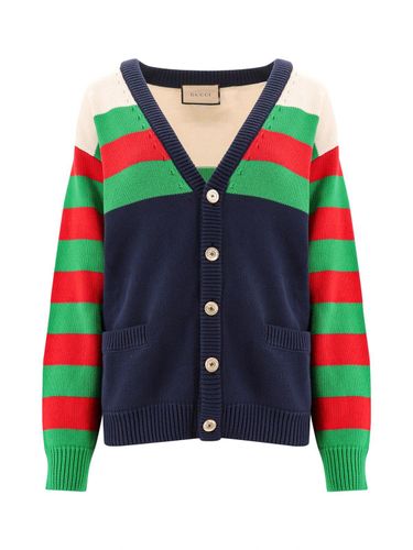 Gucci Striped Button-up Cardigan - Gucci - Modalova