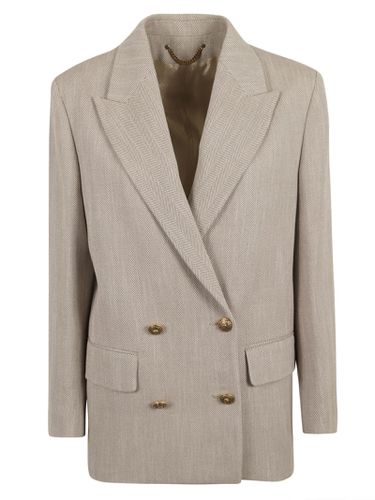 Rear Slit Double-breasted Dinner Jacket - Golden Goose - Modalova