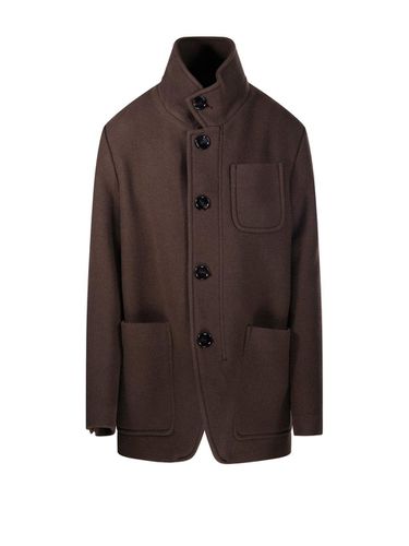 Single-breasted Oversized Coat - Ami Alexandre Mattiussi - Modalova