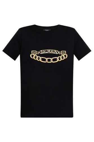 Balmain T-shirt With Print - Balmain - Modalova
