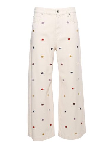 Floral Embroidered Wide Leg Pants - Weekend Max Mara - Modalova