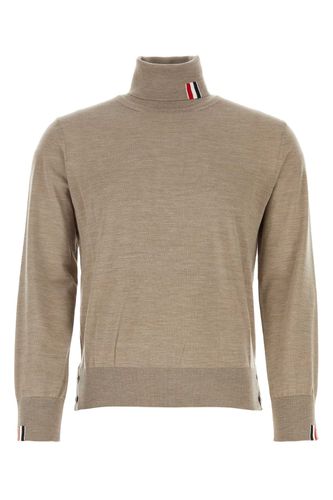 Dove Grey Wool Blend Sweater - Thom Browne - Modalova