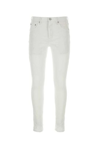 White Stretch Denim Jeans - Purple Brand - Modalova