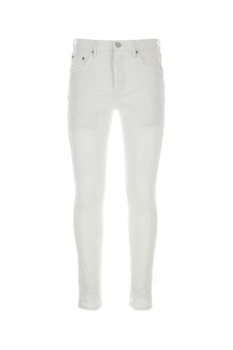 White Stretch Denim Jeans - Purple Brand - Modalova