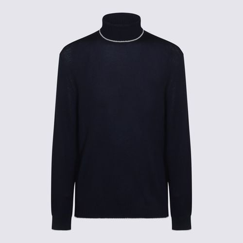 Eleventy Navy Wool Knitwear - Eleventy - Modalova