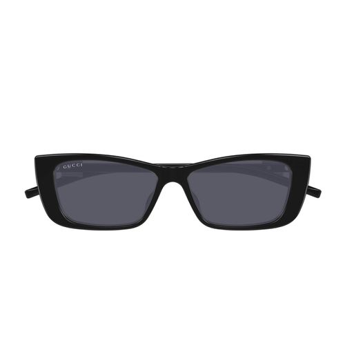 Gucci Gg1681s Linea Gg Logo 008 Black Gray Sunglasses - Gucci Eyewear - Modalova