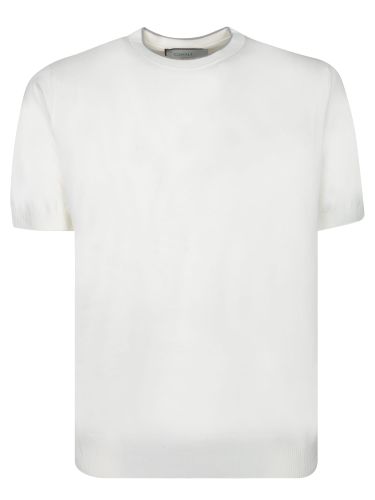 Canali White Cotton T-shirt - Canali - Modalova