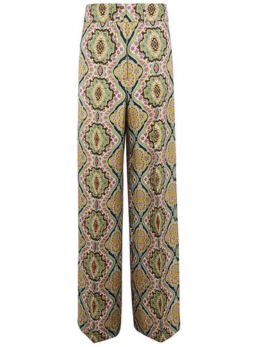 Etro Silk Twill Trouser - Etro - Modalova