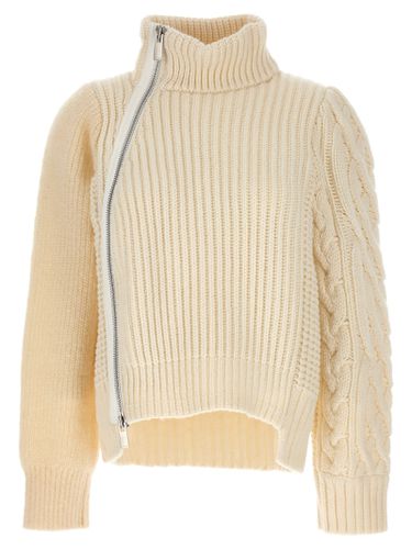 Sacai Zip Detail Sweater - Sacai - Modalova