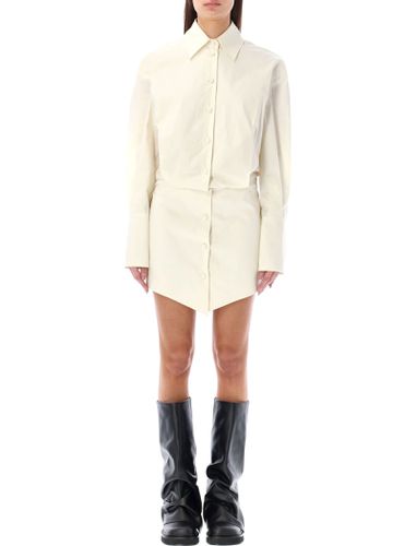 The Attico silvye Mini Shirt Dress - The Attico - Modalova