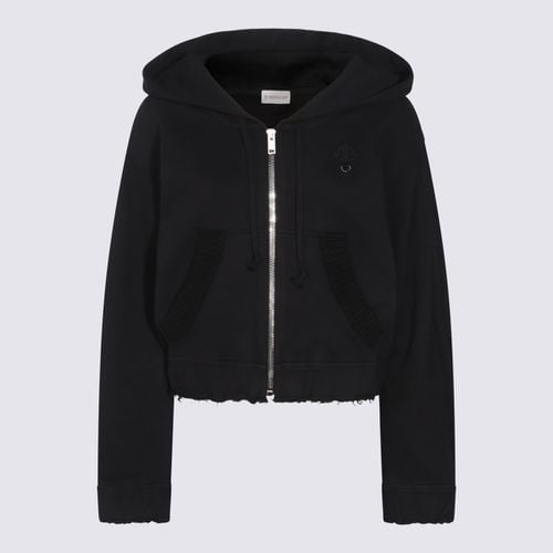 Moncler Black Cotton Sweatshirt - Moncler - Modalova