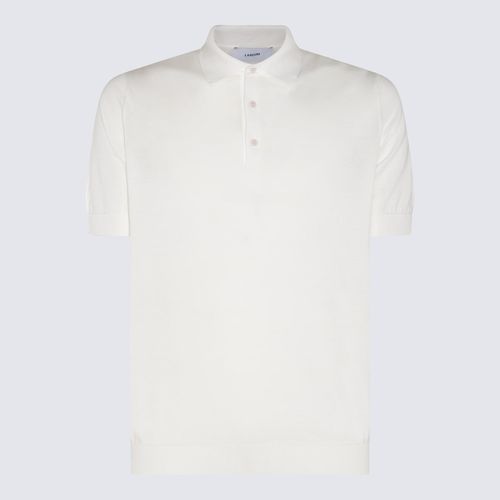Rib Trim Regular Plain Polo Shirt - Lardini - Modalova