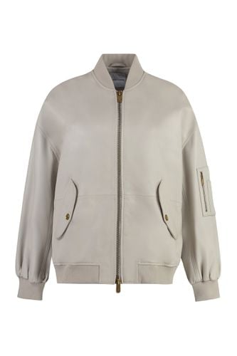 Pinko Monterosi Leather Jacket - Pinko - Modalova