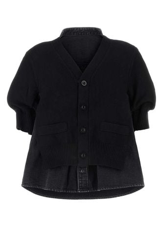 Sacai Black Denim Jacket - Sacai - Modalova