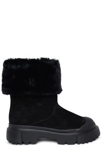 Hogan Faux-fur Detailed Boots - Hogan - Modalova