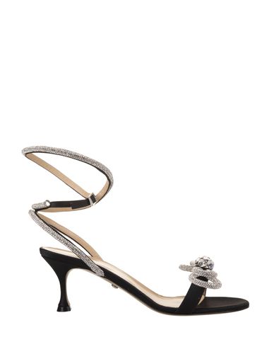 Double Bow 65 Mm Sandals In Satin With Crystals - Mach & Mach - Modalova