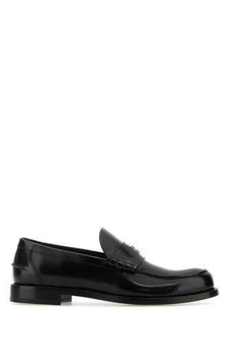 Givenchy Black Leather Mr G Loafers - Givenchy - Modalova
