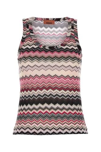 Zigzag Sleeveless Knitted Top - Missoni - Modalova