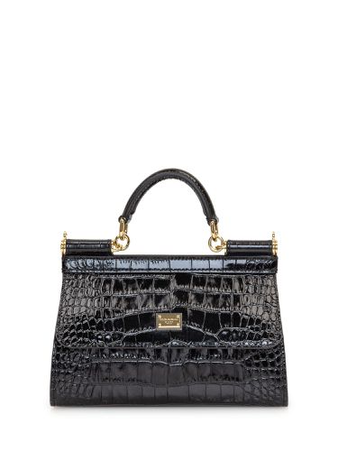 Kim - Sicily Double-face Leather Bag - Dolce & Gabbana - Modalova