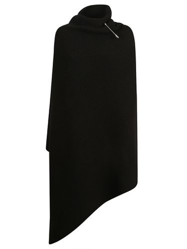 Balenciaga Ribbed Knit Wrap Cape - Balenciaga - Modalova