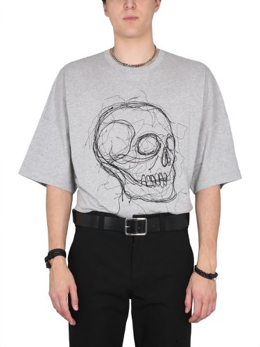 Skull Printed T-shirt - Alexander McQueen - Modalova