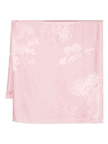 Floral Jacquard Silk Scarf - Alexander McQueen - Modalova