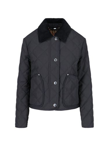 Long Sleeved Quilted Jacket - Burberry - Modalova