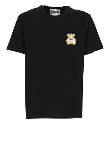 Moschino Bear Embroidered T-shirt - Moschino - Modalova