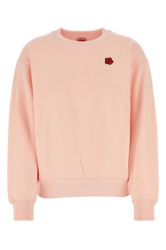 Kenzo Pastel Pink Cotton Sweatshirt - Kenzo - Modalova